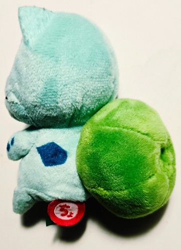 Pokemon Chokkori-san Bulbasaur Bolsa de frijoles sentada Peluche RARO DIFÍCIL DE ENCONTRAR Takara JP Importación - Imagen 2 de 3