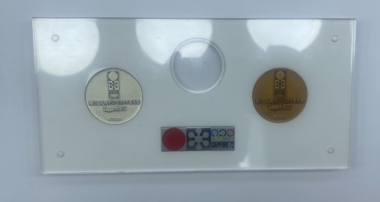 1972 Sapporo Olympic Games Japanese Commemorative Bronze and Silver