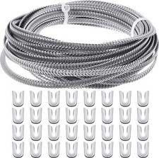 Spiral Metal Boning for Sewing Corset Boning Stays 16.4 Yards Length 1/4" Wid...