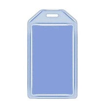 Heavy Duty ID Card Clear PVC Badge Holder