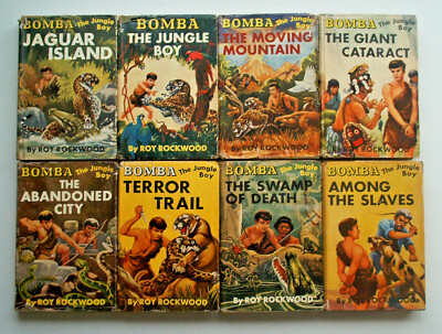 8x Bomba the Jungle Boy USA 1926 - 1929 by Roy Rockwood HC mit SU TARZAN SOHN