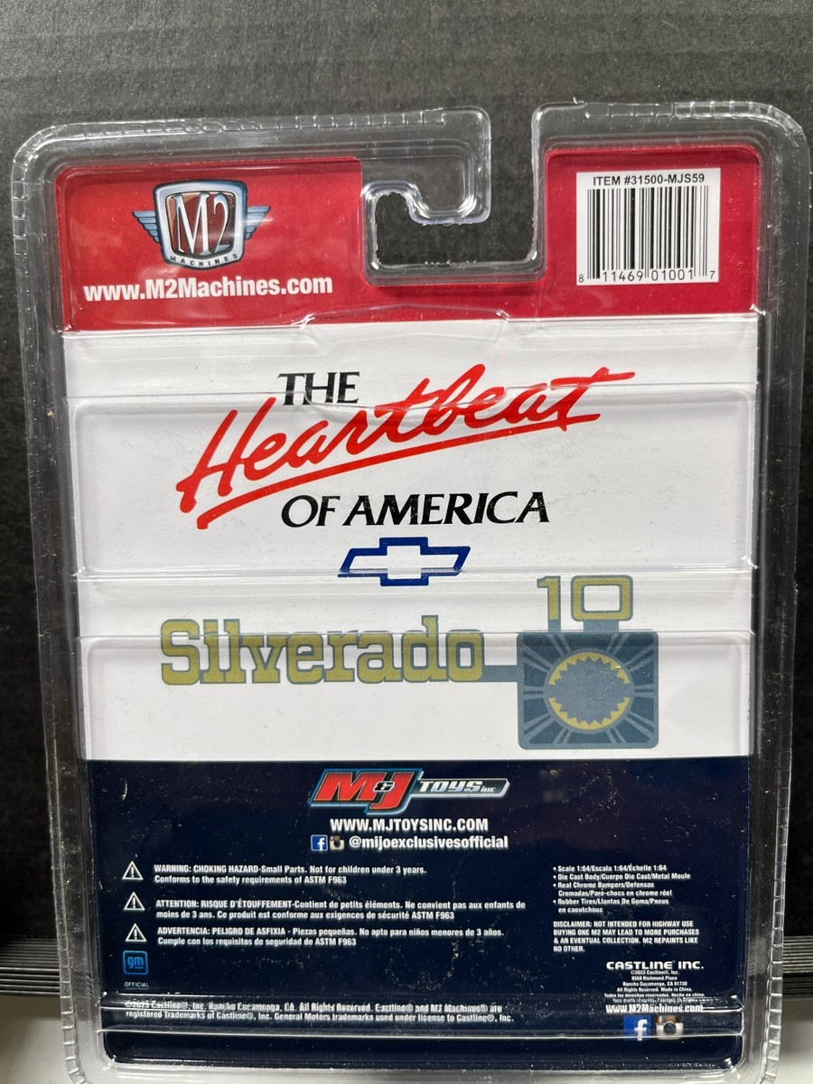 1/64 M2 MIJO EXCLUSIVES 1980 CHEVROLET SILVERADO WHITE 1/64 M2 MIJO EXCLUSIVES 1980 CHEVROLET SILVERADO WHITE