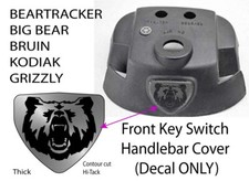 Yamaha BearTracker Big Bear Grizzly Handlebar Key Switch Cover Decal Emblem Mark