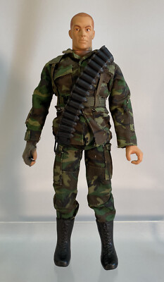 Vintage 21st Century Toys 1/6 Army Camo Green Uniform 12” GI Joe