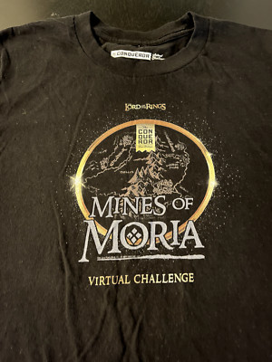Conquerer Virtual Challenge, Mines of Moria T-Shirt - Size: Medium