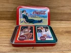 Vtg Coca Cola Delicious & Refreshing Commercial Girls  Playing Cards Set Of 2