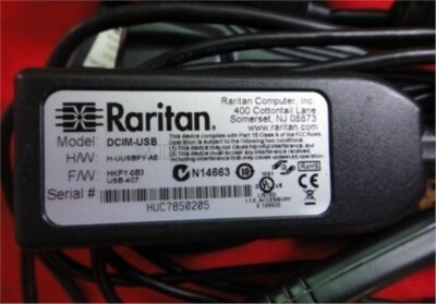 Used 1Pcs Raritan Dominion Dcim-Usb Usb Kvm Cim Interface Module Plc Module kt