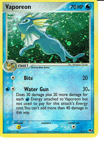 Vaporeon 006/017 POP Series 3 for sale | eBay