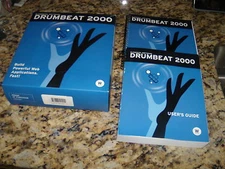 Elemental Software Drumbeat 2000 Quick Start & User's Guide with box -no program