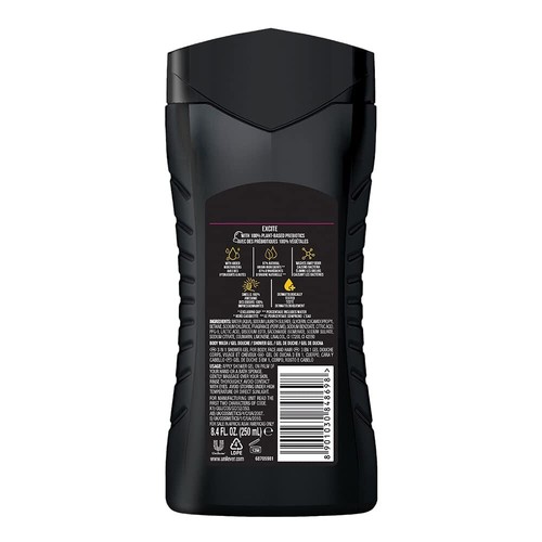 AXE Excite 3 IN 1 Körper, Gesicht & Haar Waschung 250ml Weltweit - Bild 3 von 9