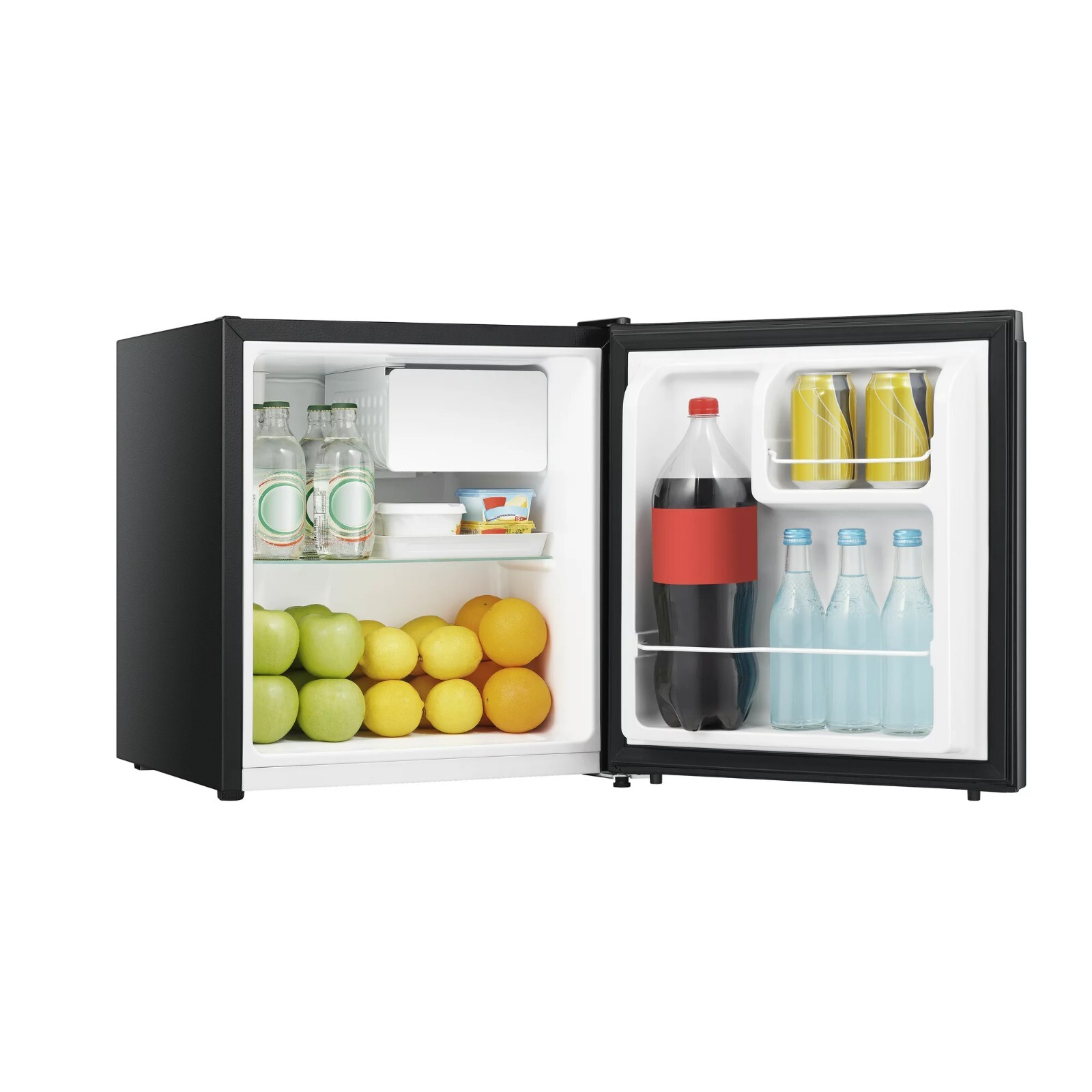 Hisense 1.6 Cu. ft. Single Door Mini Fridge, Black Lightbulb Expert