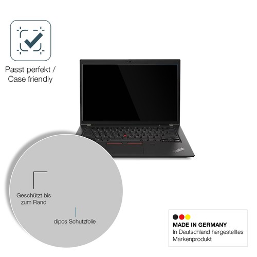 2x Screen Protector for Lenovo ThinkPad T480s Flexible Glass 9H dipos - Picture 6 of 7