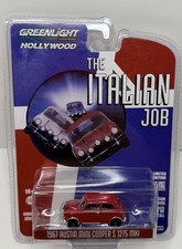Greenlight CHASE  1967 Mini Cooper S 1275 Mk1 italian Job Red Green No 0069