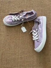 Roxy Surfstride Orchid Self Lacing Comfort Padded Sneakers Size 3