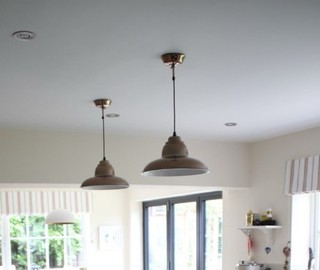 Pair of Cox&Cox Copper Lights