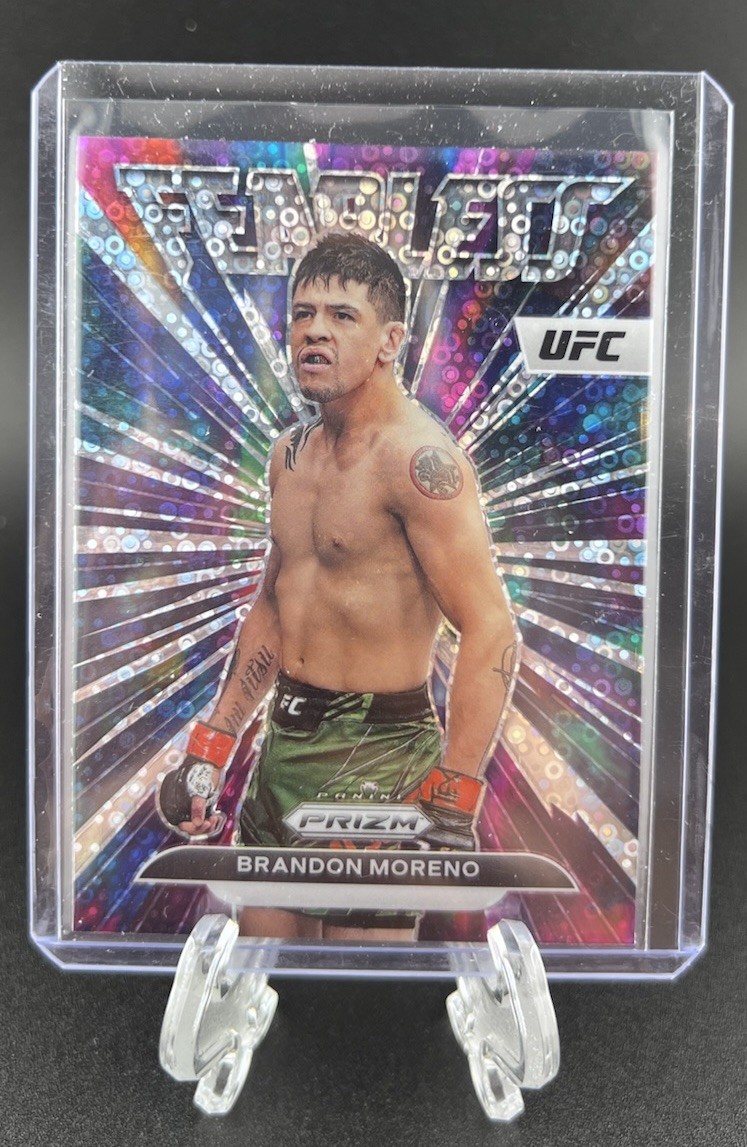 2023 Panini Prizm UFC Brandon Moreno Fearless Disco Prizm #1