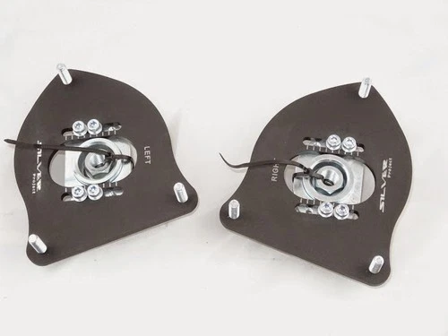 MINI Cooper R50 R52 R53 Silver Project Adjustable Top Mount Camber Plates