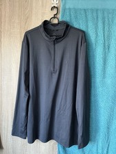 Spyder Zip T-Neck Herren Skirolli Funktionsshirt, Gr.2XL, anthrazit, ungetragen