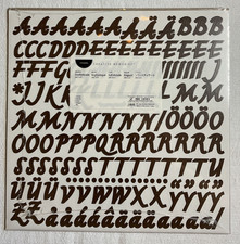 Creative Memories ABC/123 MINI BROWN SOPHISTICATE LETTERS NUMBERS 1 SHEET NEW
