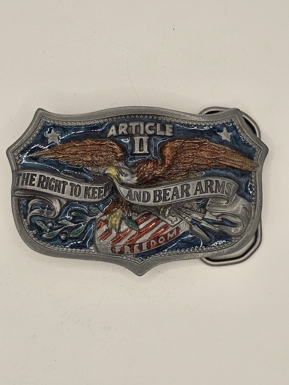 Article 2 Second Amendment Belt Buckle - image 1