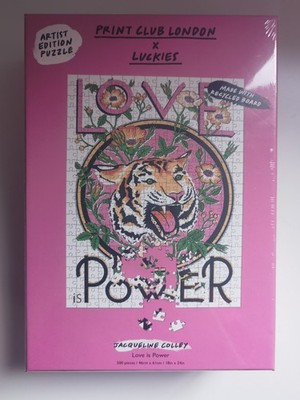 BRAND NEW Print Club London x Luckies ''Love Is Power'' Jigsaw Puzzle