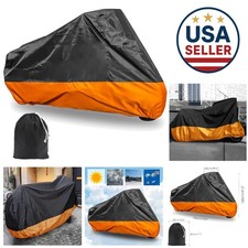 Motorcycle Cover XXXL Waterproof for Harley for Ultra Classic Davidson, Large fo
