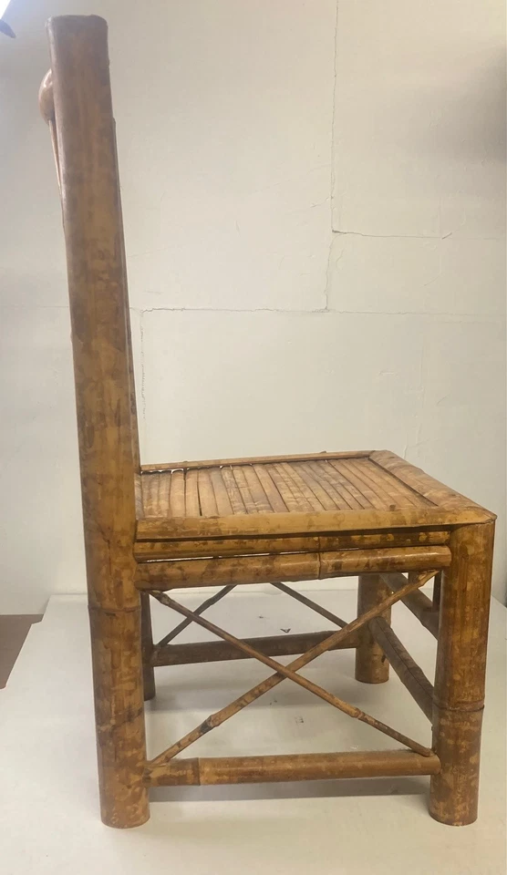 Silla de bambú asiática para niños Foto 2 de 4