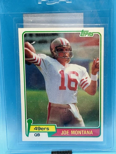 1981 Topps #216 Joe Montana RC NM-MT OR BETTER Authenticated