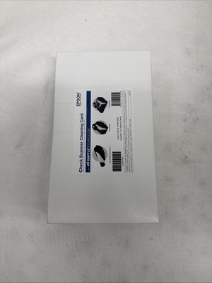 Epson CaptureOne Check Scanner Cleaning Card TM-S2000 TM-S9000 15 Cards NEW