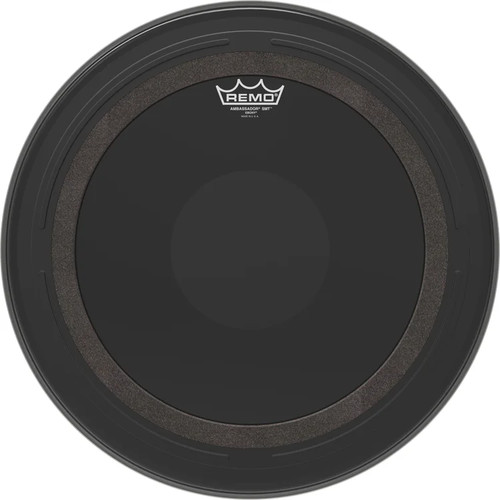 Remo Ambassador SMT Ebony Tom Drumhead - 18 inches