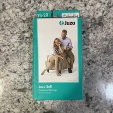 Juzo Soft Compression Stockings 15-20mm Size V Beige NEW