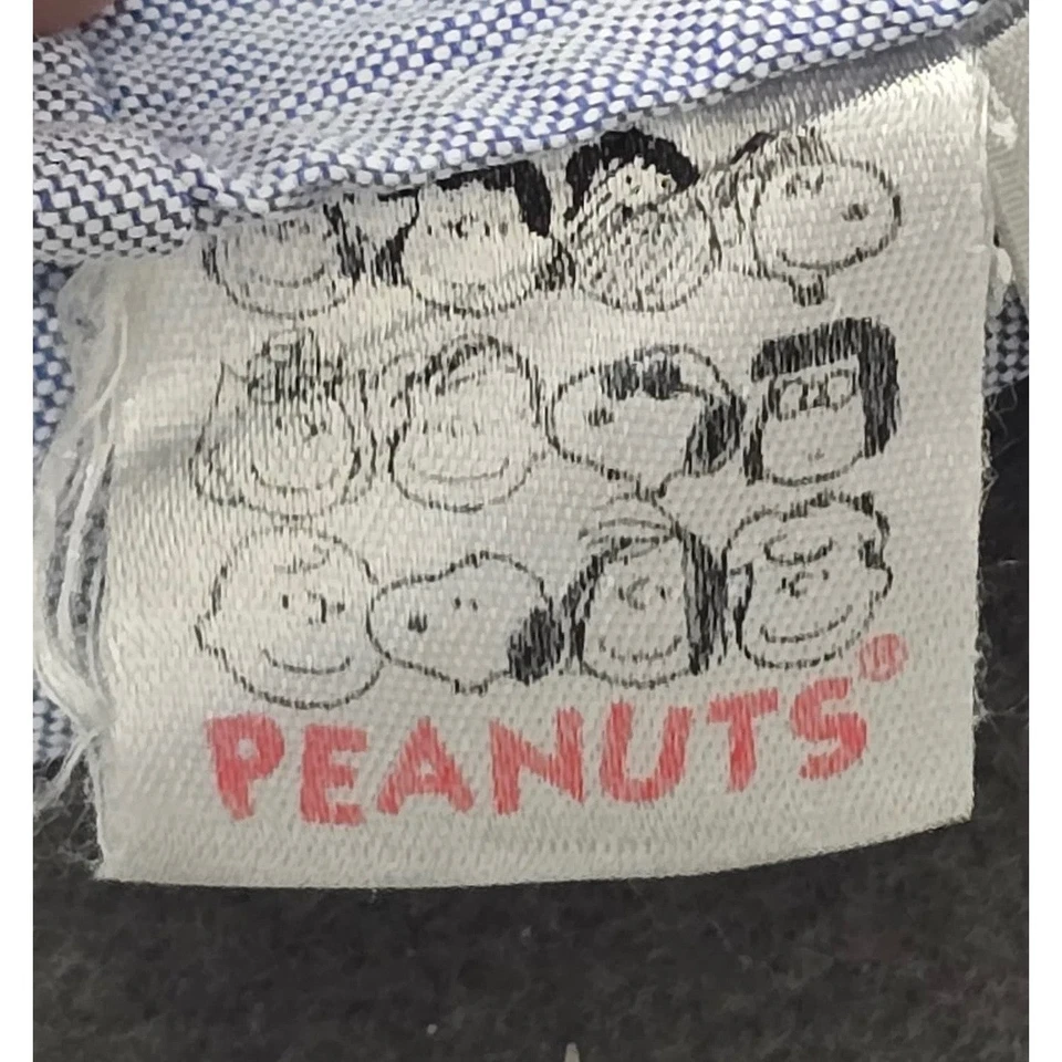 Peanuts Snoopy Golf Button Up Shirt Men 16 1/2 34/35 Long Sleeve Blue Cotton USA - Image 4 of 4