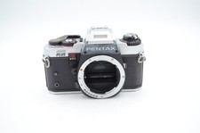 Pentax Program Plus 35mm Camera Body, Chrome w/o Finger Grip Parts or Repair 