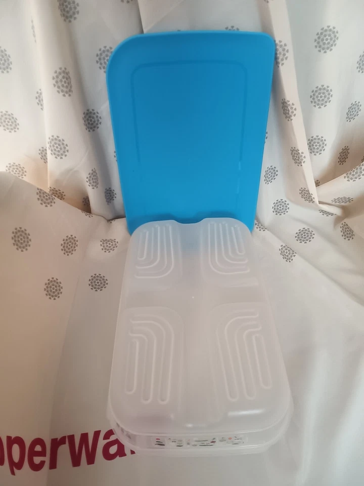 Tupperware Klima Oase Kühlschrank Aufbewahrung 1,8 L blau Vorführmodel - Bild 3 von 3