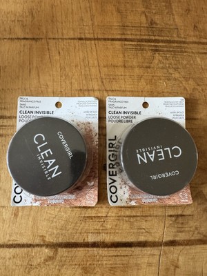 (2) Covergirl Clean Invisible Loose Powder Sealed 0.63 oz 135 - Translucent Deep