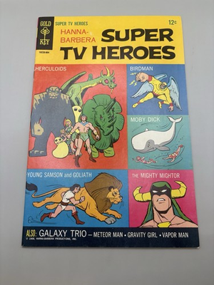 #ad Hanna Barbera Super TV Heroes #1 High Grade Gold Key Comic 1968 $250.00
