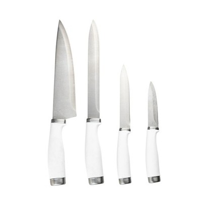 Excellent Houseware Messer Set Weiß Küchenmesser Gemüsemesser Filetiermesser