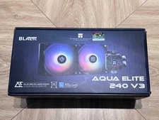 Thermalright Aqua Elite 240 Black ARGB V3 Liquid CPU Cooler, AIO Pump Head Speed