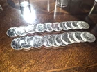 1964 Kennedy half dollar roll of 20 coins 90% Silver  BU and CHOICE BU