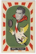1957 VFL Kornies Mascots (30) Jim DORGAN South Melbourne (Near Mint / Mint)