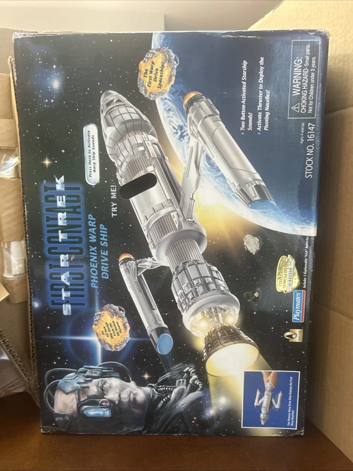 Star Trek Primer Contacto Playmates Phoenix Warp Drive Ship 1996.  #003286 Foto 2 de 4