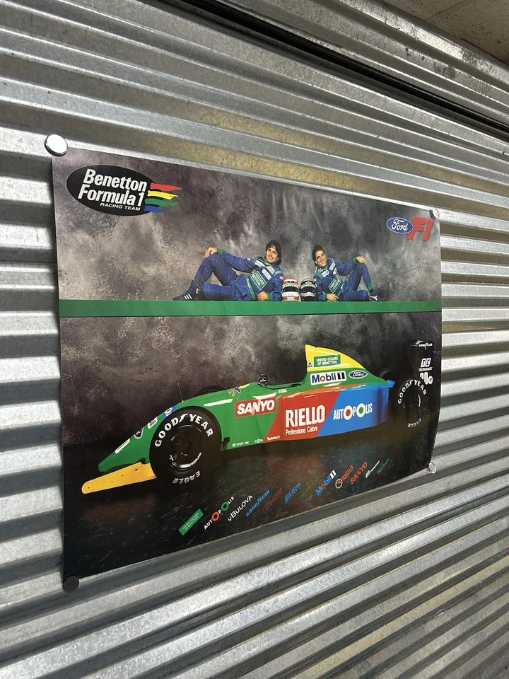 Benetton F1 Vintage Poster 1989 Formula 1 - Image 3 of 3