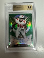 2019 Leaf Valiant Green Mike Weber Auto Bags 9.5/10 Ohio State Buckeyes