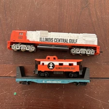 Vintage HO Scale Mantua Tyco Illinois Central Gulf 1102 Diesel Locomotive Engine