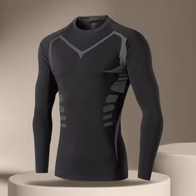 Compression Fitness T-Shirt Quick Dry Tight Training Gym Sport Running Top