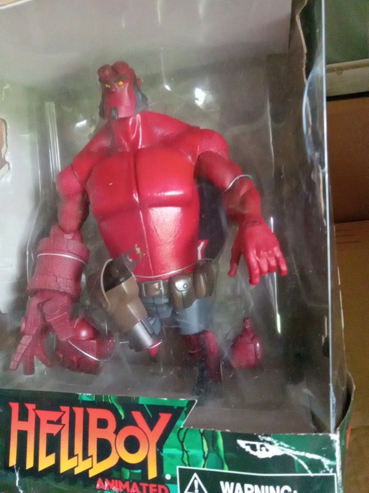 FIGURA DE ACCIÓN ANIMADA HELLBOY 10 PULGADAS ROTO-CAST JUGUETE EDICIÓN GIGANTE SUAVE Foto 2 de 4