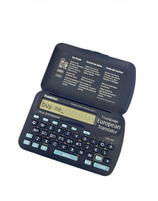 Franklin 5 Language Pocket Translator 5 Sprachen TWE-106B - Blau 