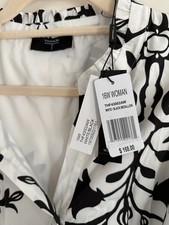 Tahari Floral Button Down Midi Dress Size 16W