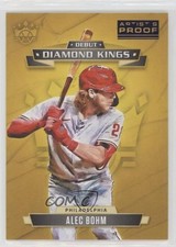 2021 Panini Diamond Kings Debut Artist Proof Blue Alec Bohm #DDK-PP 0y6k