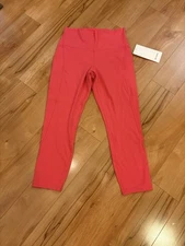 New With Tags Lululemon align high-rise crop 23 - Glaze Pink - Size 8